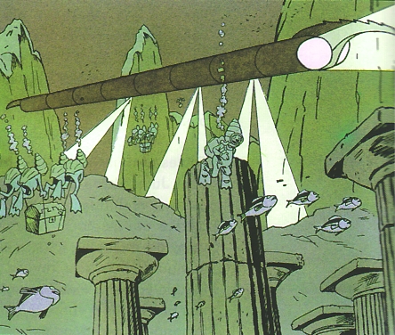 Le Nautilus (Rochette) / Le capitaine Nemo (Rochette) - Nemo le capitaine vengeur (Hugot, Rochette, 1988)