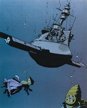 Le Nautilus (Rochette) / Le capitaine Nemo (Rochette) - Nemo le capitaine vengeur (Hugot, Rochette, 1988)