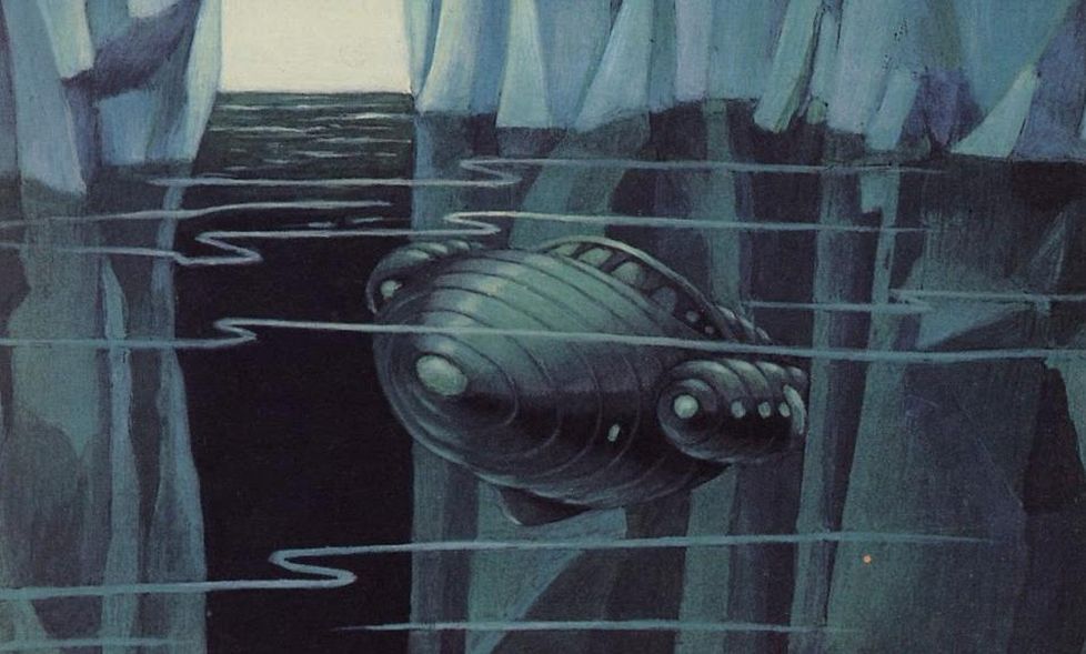 Le Nautilus (Leo & Diane Dillon) / Le capitaine Nemo (Leo & Diane Dillon) - 20,000 Leagues Under the Sea (Jules Verne, Anthony Bonner, 2000)